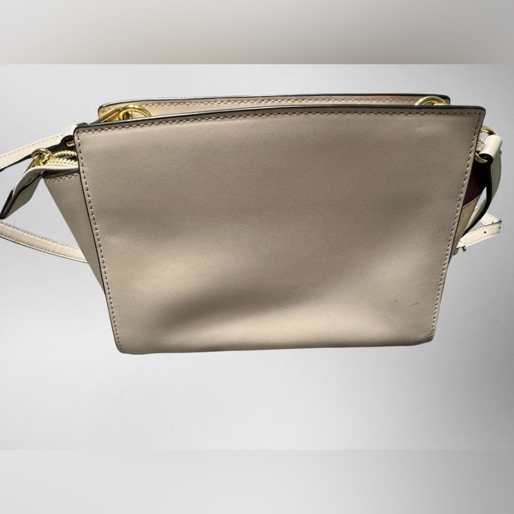 Michael Kors Selma Pink Leather Studded Firework Celestial Crossbody Bag RARE LE - Picture 3 of 11